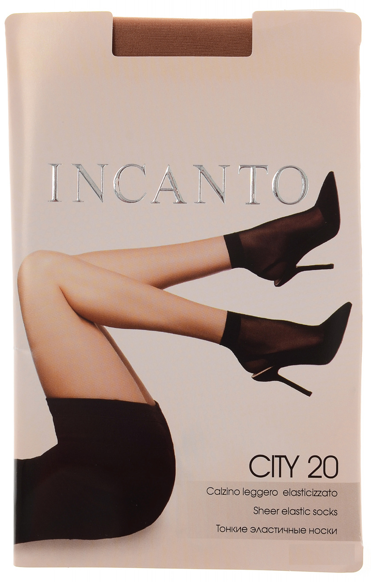 Носки Incanto city 20 melon цвет cветло-коричневый 2шт