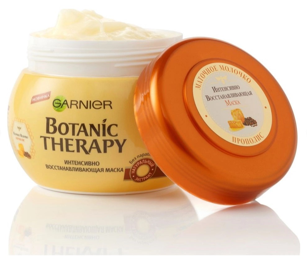 Маска Garnier Botanic маточное молочко прополис для поврежденных волос