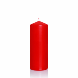 Свеча колонна Bartek Классическая 80х200 красная