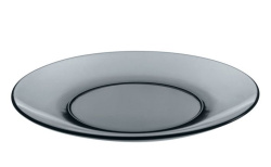 Тарелка десертная Basilico grey 17 см стекло 62542-06