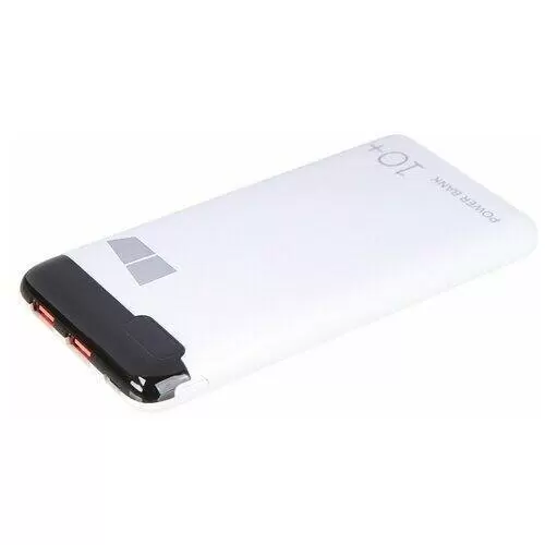 Аккумулятор внешний More Choice PB32S-10 Smart 10000mAh 3.0A 3USB/Type-C QC3.0 белый