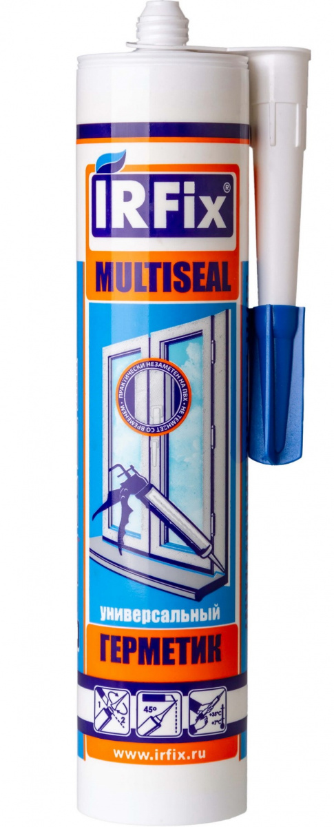 Герметик силиконизированный IRFix Multiseal 310 мл белый 