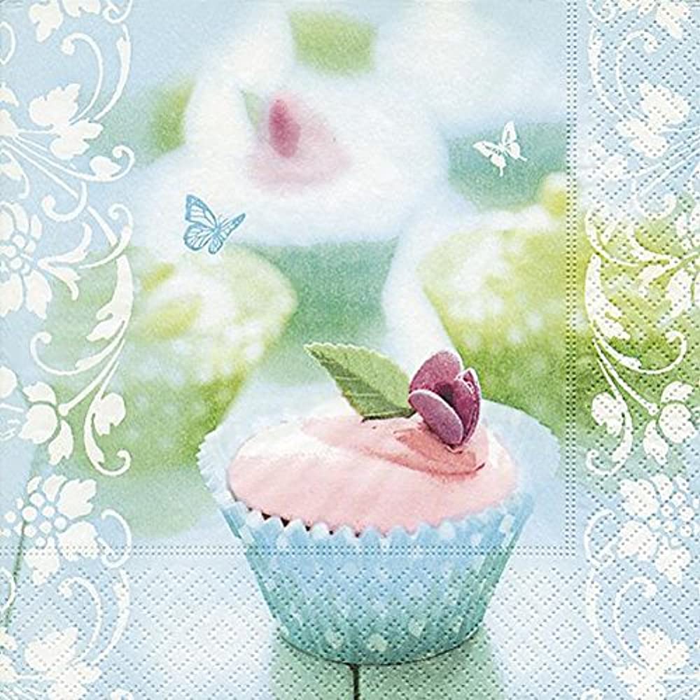 Салфетки ланч 3-х слойные Paper+Design Сладкий кекс