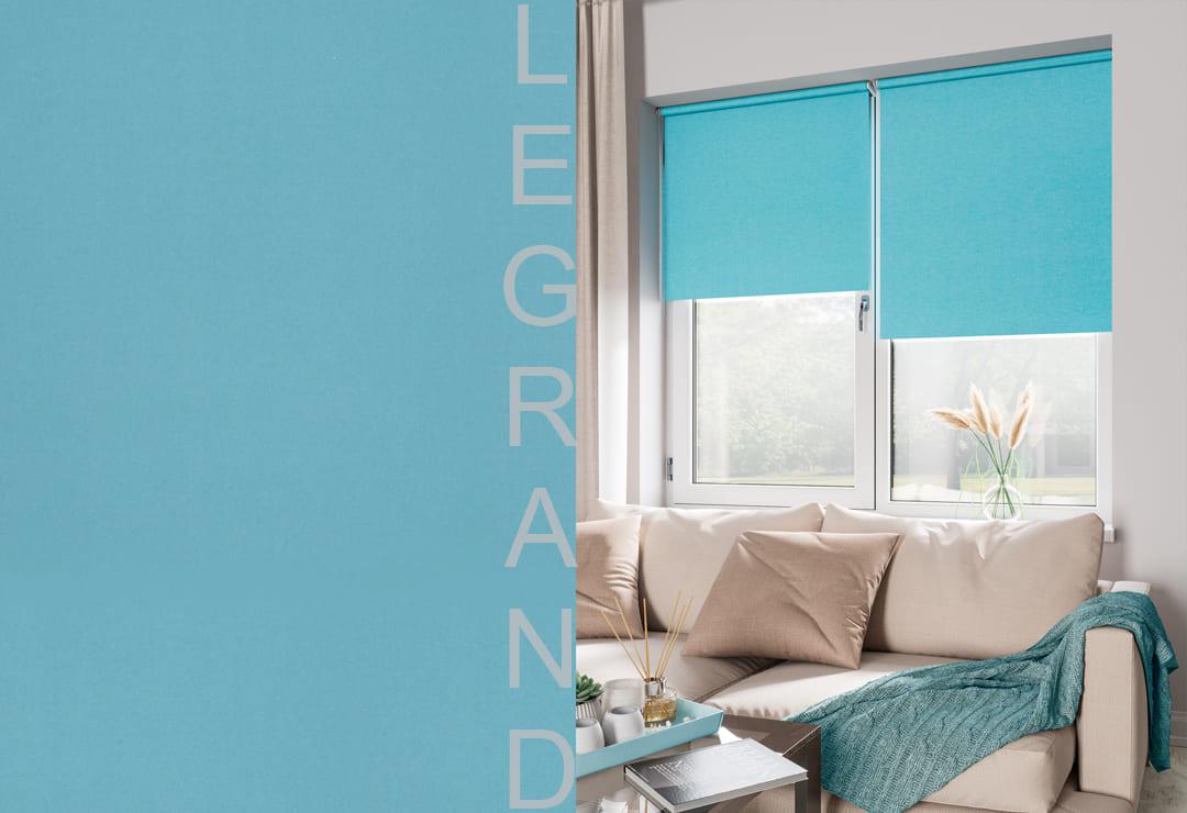 Мини ролета блэкаут Legrand бирюза 98*175 см Мини ролета блэкаут Legrand бирюза 98*175 см