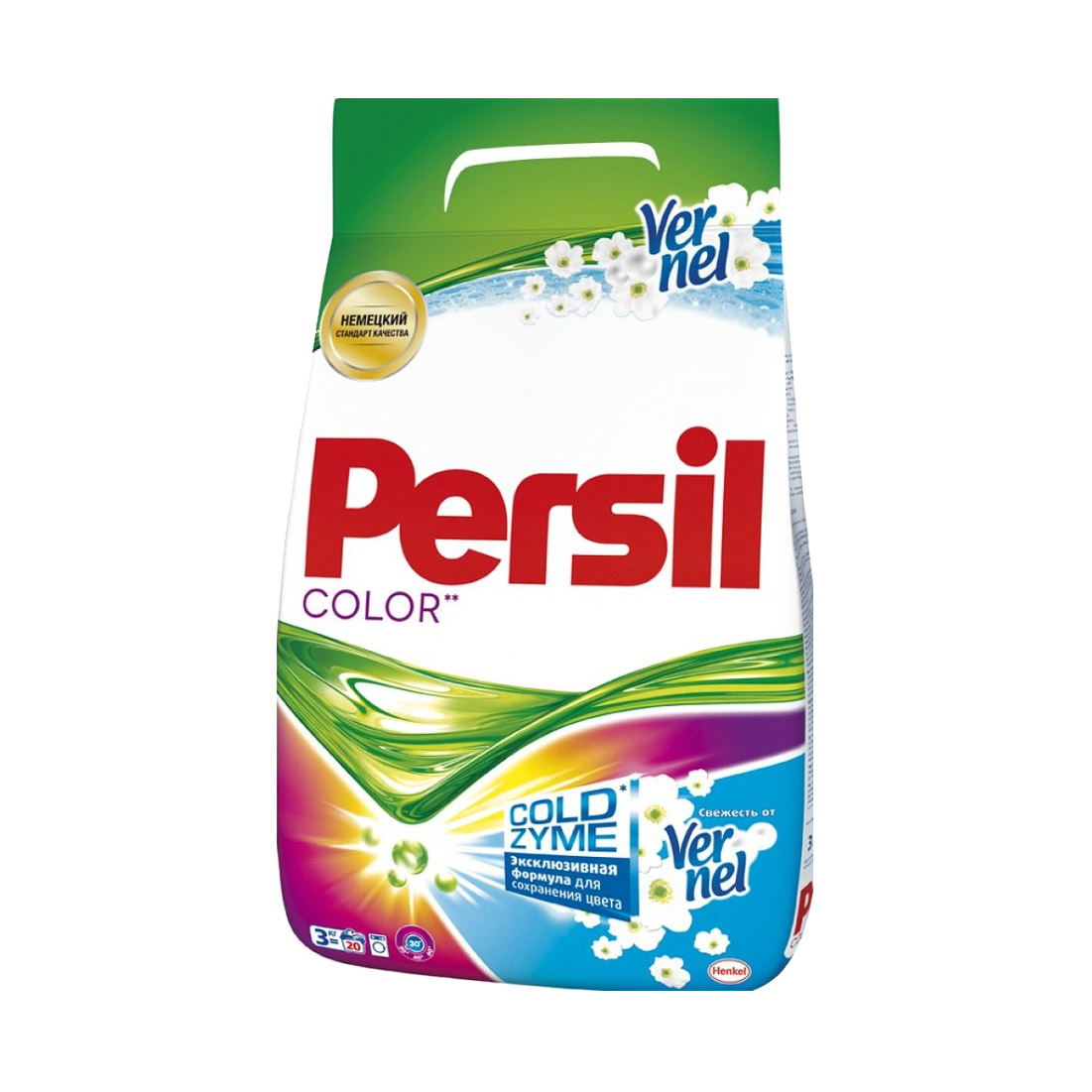 Стиральный порошок Persil 3кг автомат  колор свежесть вернеля