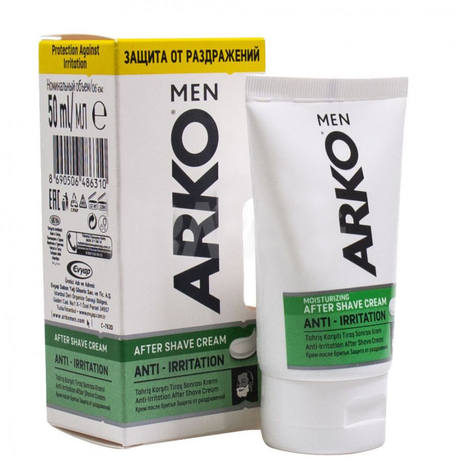 Крем после бритья Arko anti-irritation 50г 