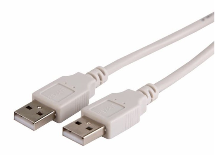 Шнур usb-a/usb-a Rexant 1.8м серый 18-1144