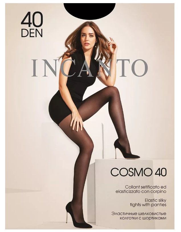 Колготы Incanto cosmo 40 nero 5xl цвет черный