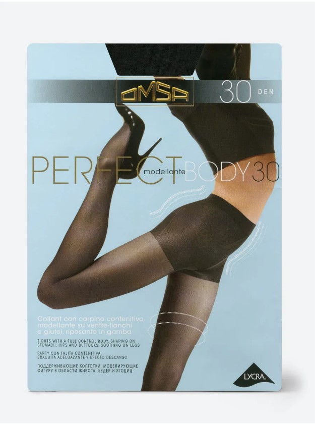 Колготы Omsa perfect body 30 nero 3m цвет черный