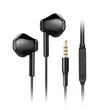 Наушники Lenovo XF06 Wired Headphone Black с микрофоном вставкой черный
