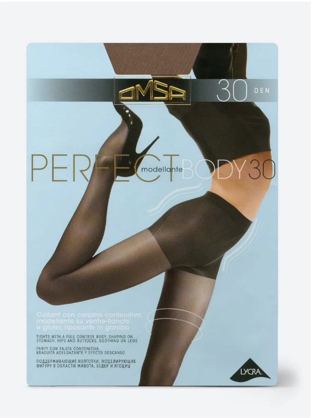 Колготы Omsa perfect body 30 daino 4l цвет загара