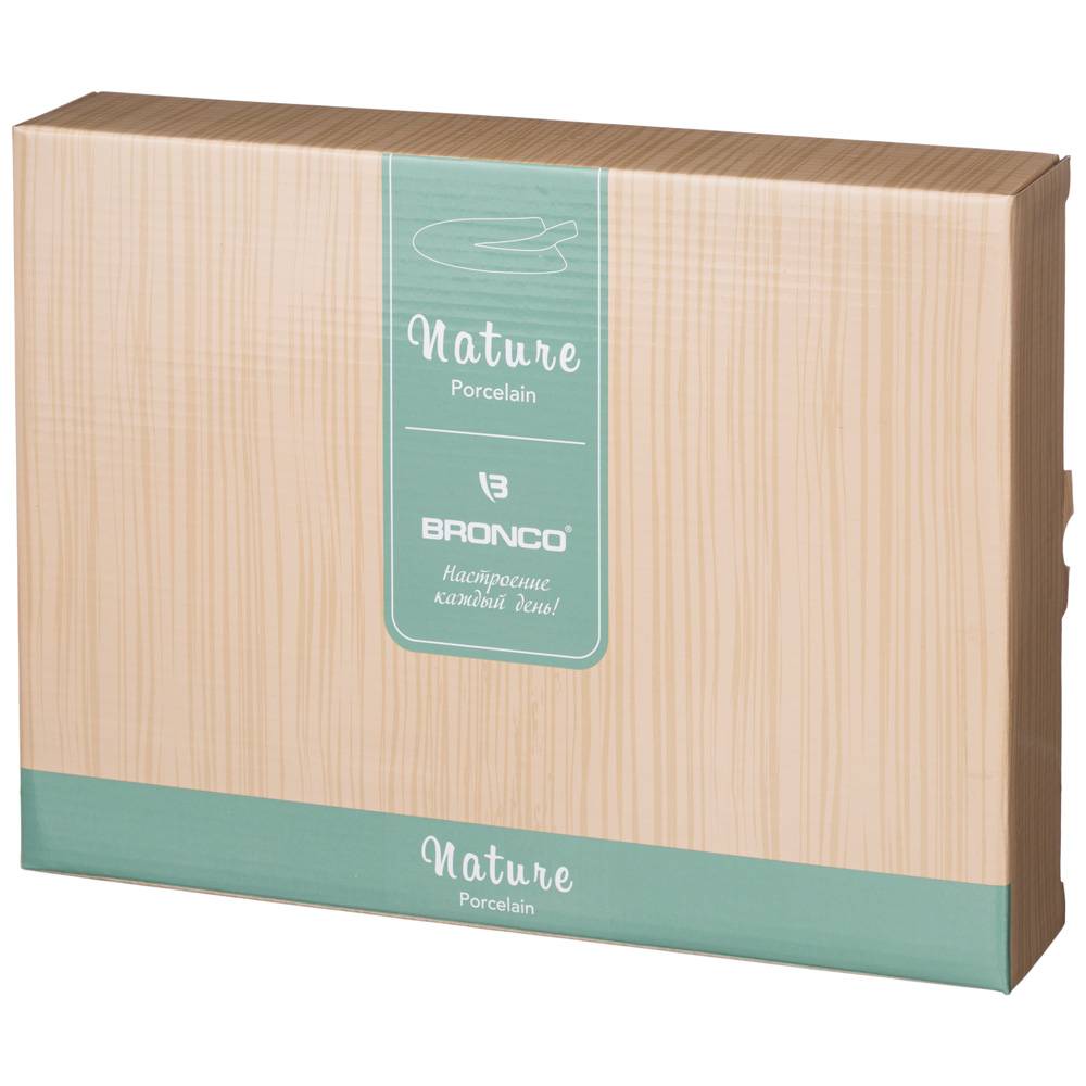 Блюдо сервировочное Bronco Nature 29.5х22х6 см мятное