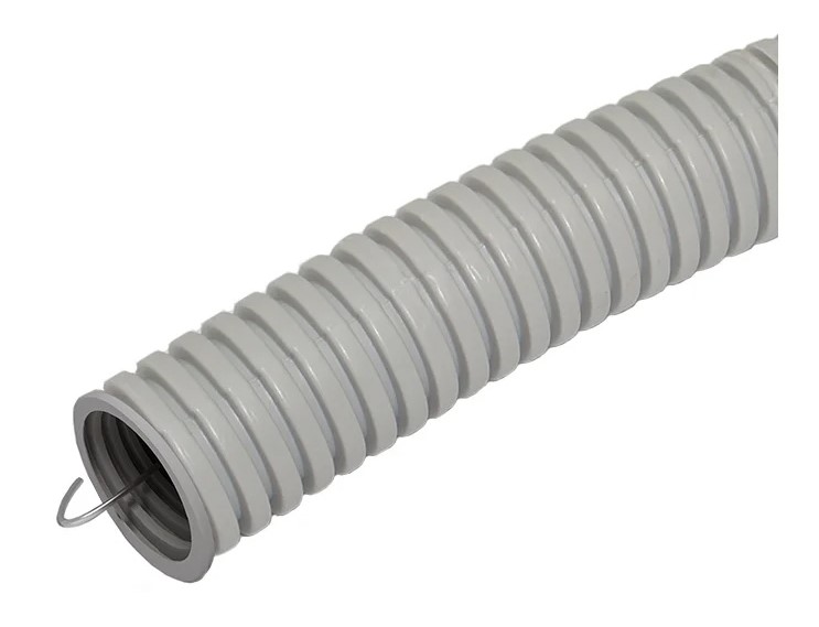 Труба ПВХ Ecoplast гофрированная d16 50м с зондом 10116-50в