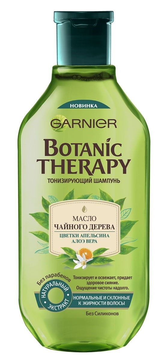 Шампунь для волос Garnier Botanic Therapy Чайное Дерево Апельсин 400м Шампунь для волос Garnier Botanic Therapy Чайное Дерево Апельсин 400м