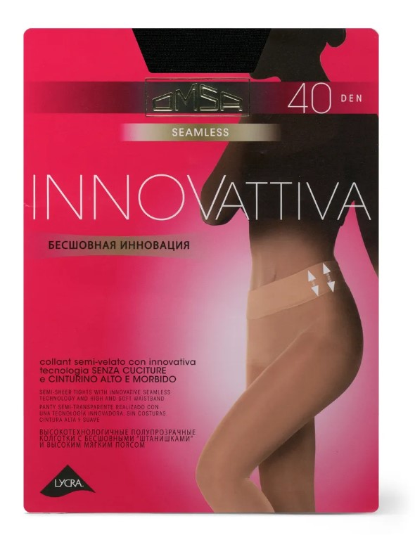 Колготы Omsa innovattiva 40 nero 4l цвет черный