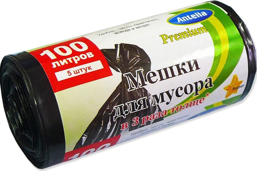 Мешки для мусора Antella 100л 5шт