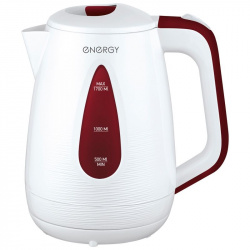 Чайник Energy бело-рубиновый E-214 1.7л