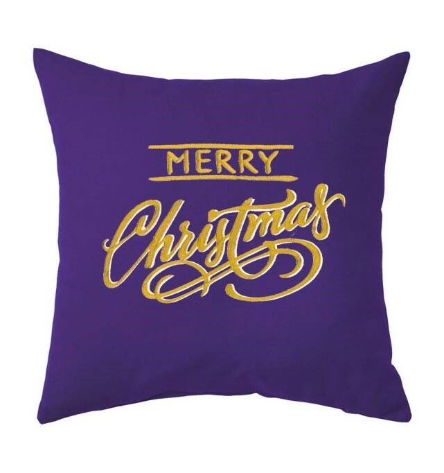Подушка декоративная Primavelle Merry Christmas 40х40 см лиловая 212901011-39MC
