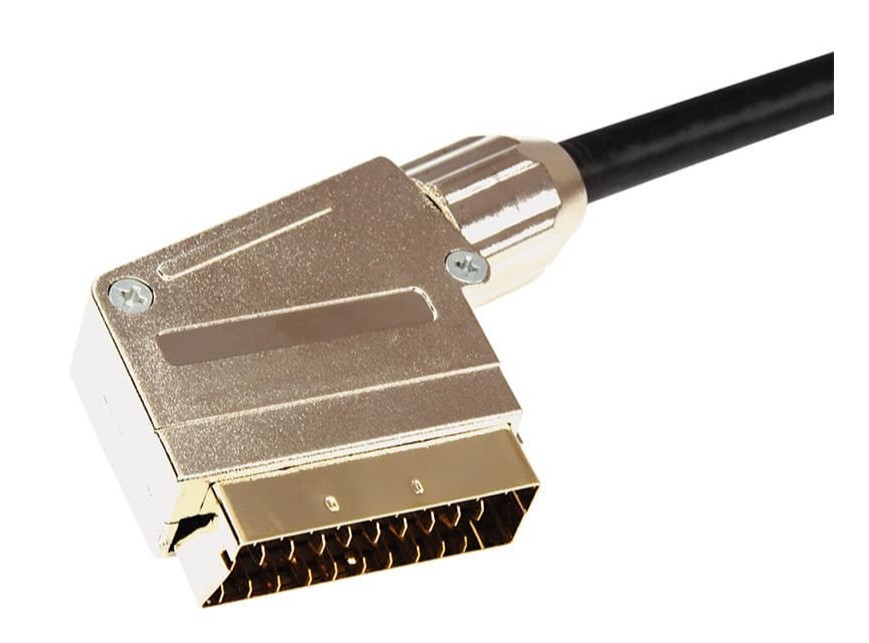Шнур scart-scart Rexant 21pin gold 1.5м 3562 17-1113