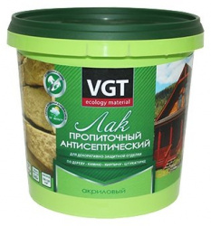 Лак пропиточный антисептический VGT 0.9 л венге