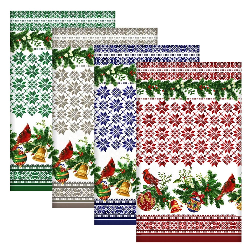 Полотенце Мультидом Новогодние узоры 42х72см тп2-110