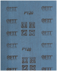 Шлифовальная бумага на тканевой основе Fit лист N0 P120 23х28 см 10 штук