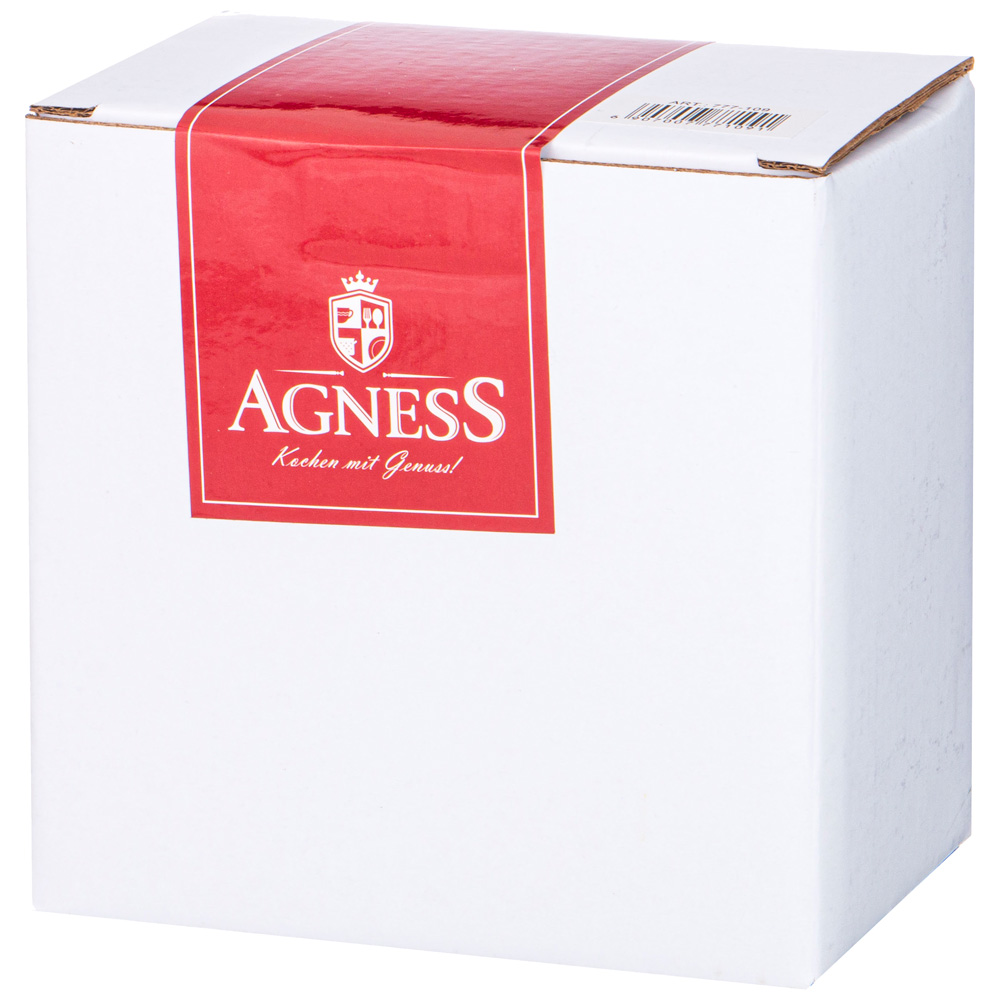 Гоpшочек для запекания Agness 600 мл красный 777-109 Гоpшочек для запекания Agness 600 мл красный 777-109