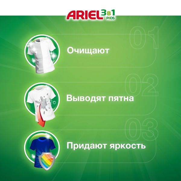 Капсулы Ariel color гель 12х28.8г 