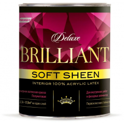 Краска интерьерная Parade Deluxe Brilliant Soft Sheen 100% 2.7 л база А