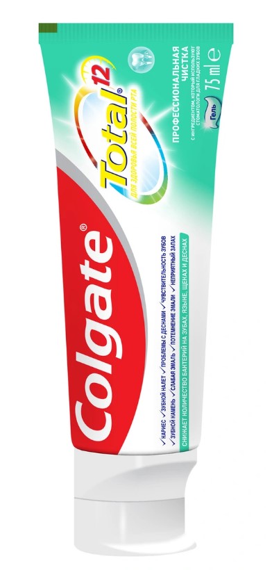 Зубная паста Colgate Total Профилактическая чистка гель 75мл