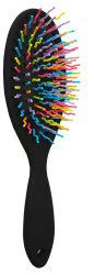 Щетка для волос Beauty style цветные зубчики овальная