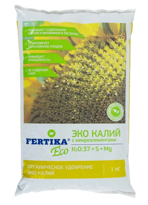 Удобрение Эко калий 1кг Fertika