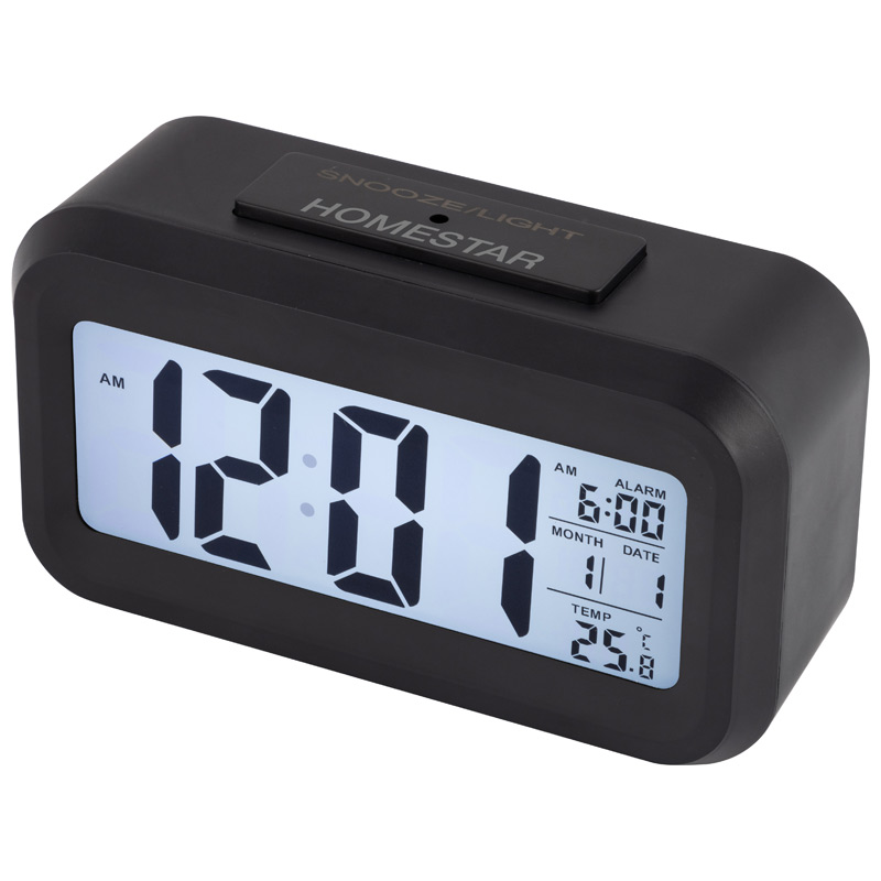 Часы электронные Homestar настольные HS-0110 черные