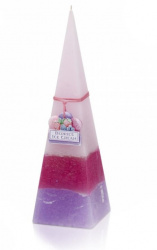 Свеча Bartek Candles Мороженое из ягод пирамида 50х150мм
