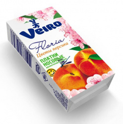 Платочки бумажные Veiro linia 3сл ароматизированные в ассортименте