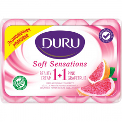 Мыло туалетное Duru softsens Грейфрут 4х90г