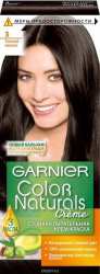 Garnier color naturals  3    темный каштан краска д/вол