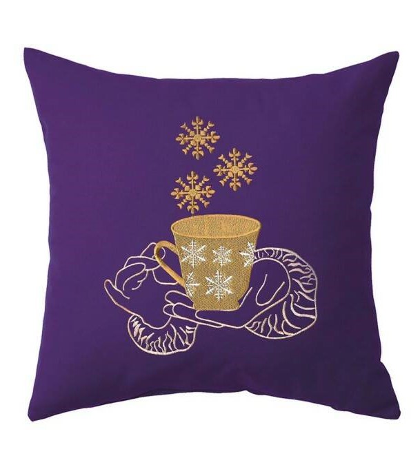 Подушка декоративная Primavelle Coffee 40х40 см лиловая 212901011-39CF
