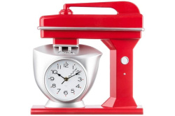 Часы настенные Lefard Chef kitchen 39 см красные кварцевые 220-360