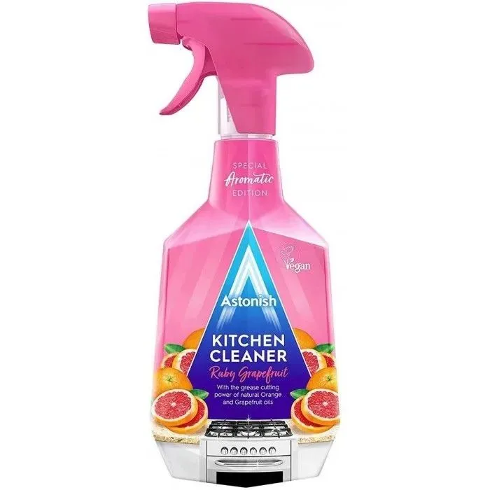 Очиститель для кухни универсальный Astonish Kitchen Cleaner Ruby грейпфрут 750 мл Очиститель для кухни универсальный Astonish Kitchen Cleaner Ruby грейпфрут 750 мл