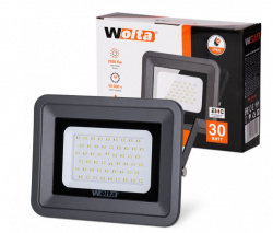 Прожектор светодиодный Wolta 30w smd 5500k ip65 wfl-30w/06 серый