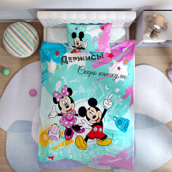 Комплект постельного белья Disney Holidays 1.5 50х70см 25073+8605/2 01 1551 Комплект постельного белья Disney Holidays 1.5 50х70см 25073+8605/2 01 1551