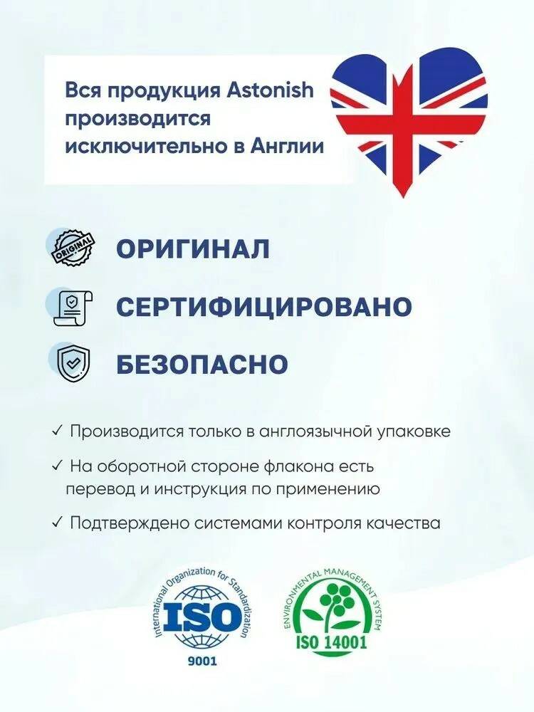 Удалитель плесени Astonish 750 мл универсальный