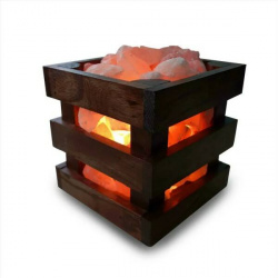 Лампа солевая Wonder Life Wood 4 кг SLL-12070-W1