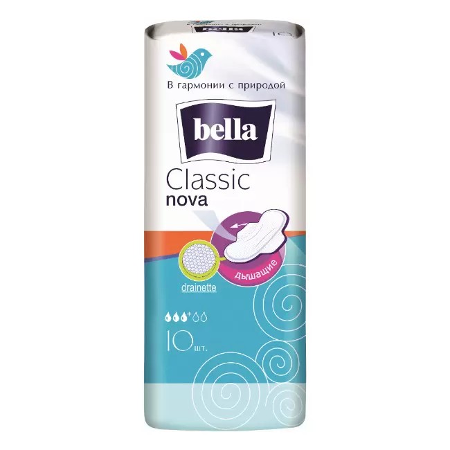 Прокладки Bella Classic Nova drainette 10шт