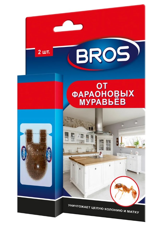 Приманка от фараоновых рыжих муравьев Bros