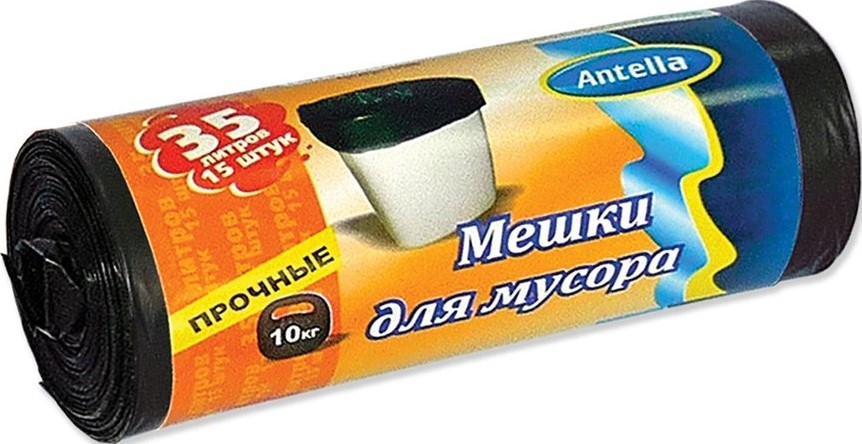 Мешки для мусора Antella 35л 15шт 