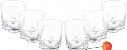 Набор стаканов для виски Bohemia барлайн трио 6шт. без декора 280мл