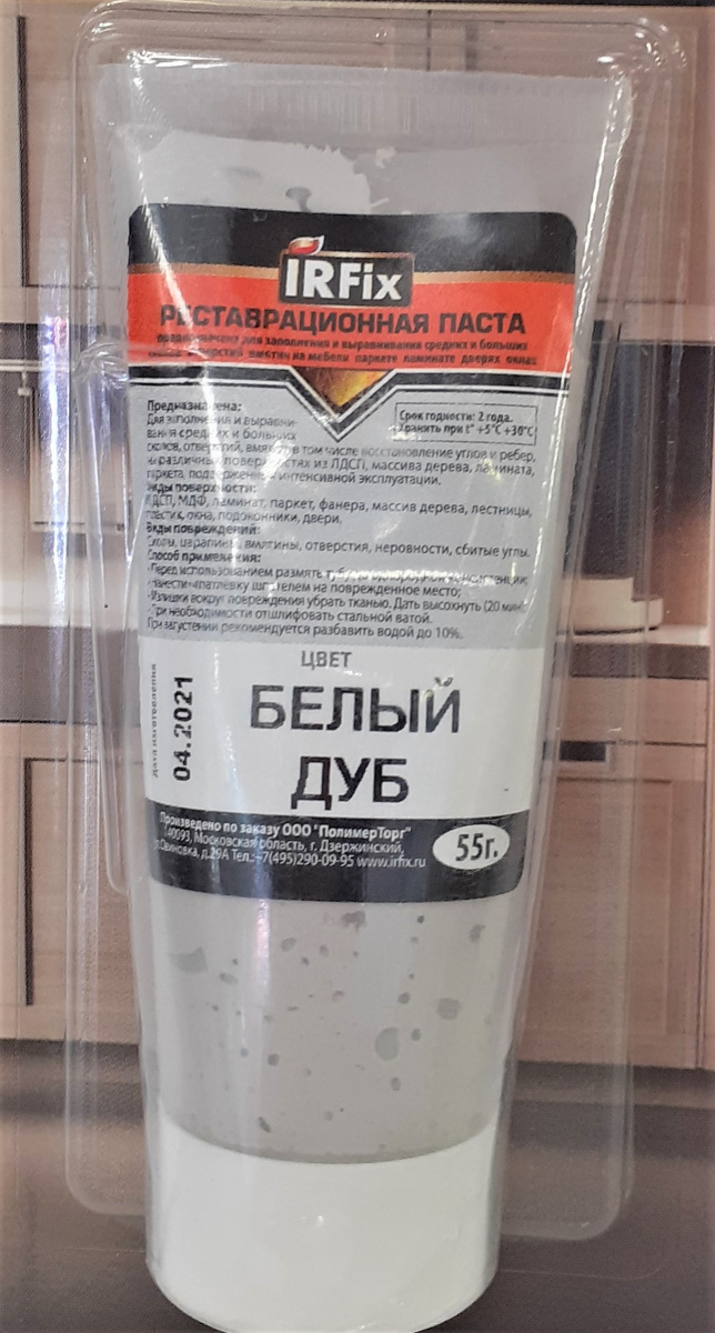 Паста реставрационная IRFix 55 г белый дуб 