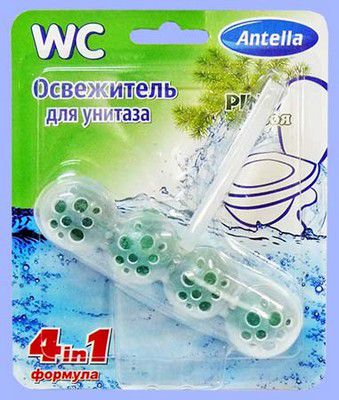 Освежитель для унитаза Antella 4 в 1 в ассортименте